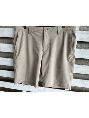 Columbia Men Short 38x10 Beige PFG Offshore Shorts Omni-Shade Hiking Fishing.